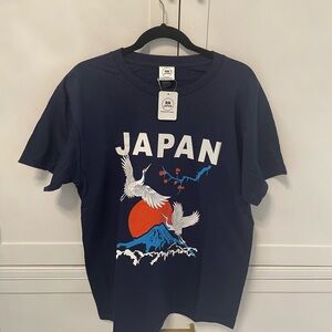 Black Japan Graphic T-Shirt